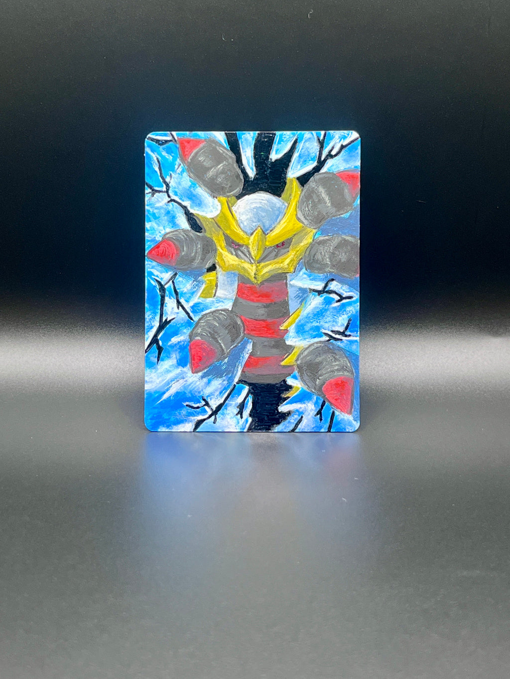 Giratina - Void King's Escape - Hand Painted Card