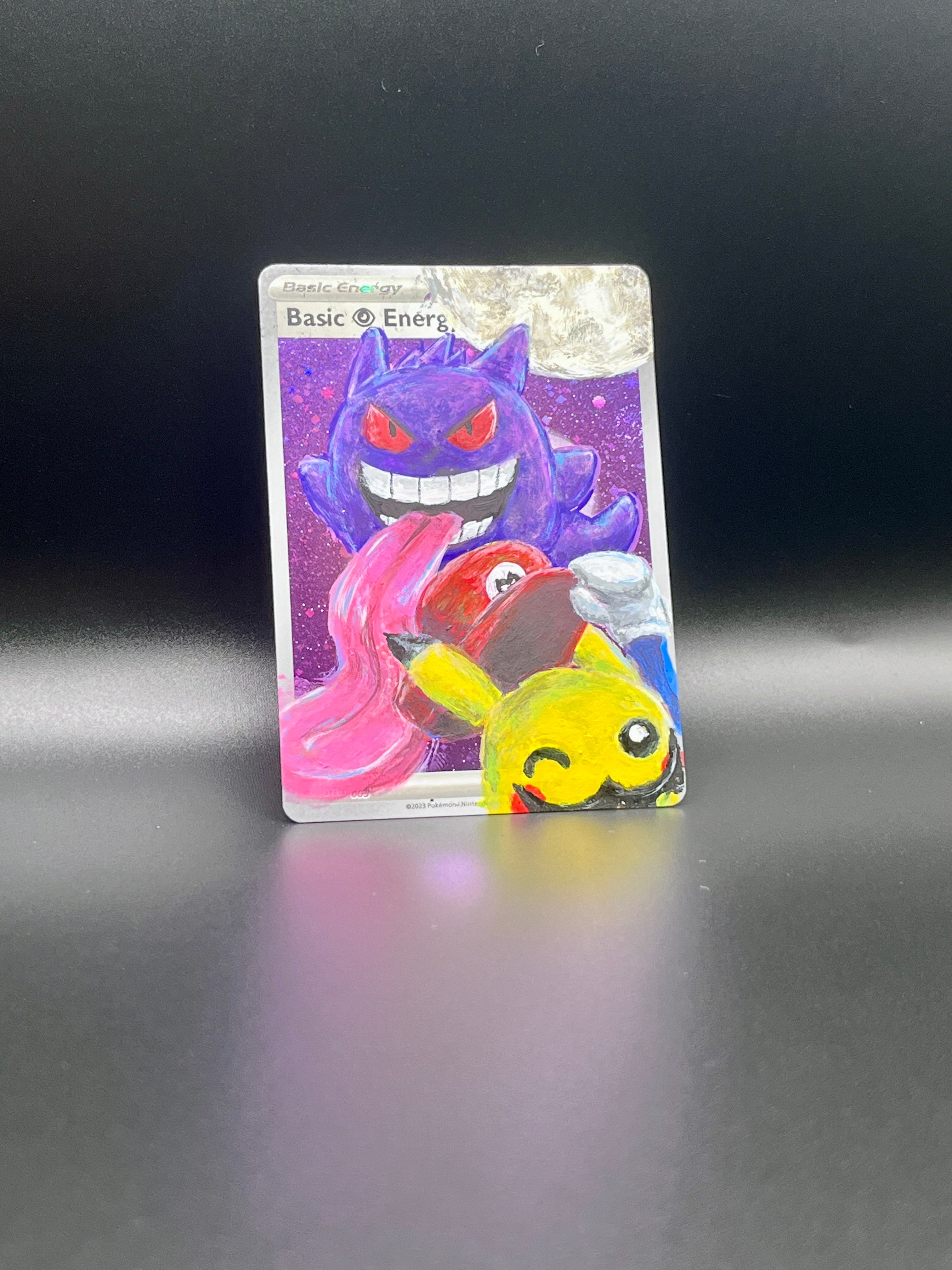 Pikaboo - Gengar & Pikachu Holo Energy Illustration