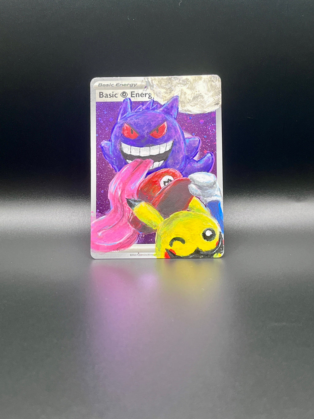 Pikaboo - Gengar & Pikachu Holo Energy Illustration