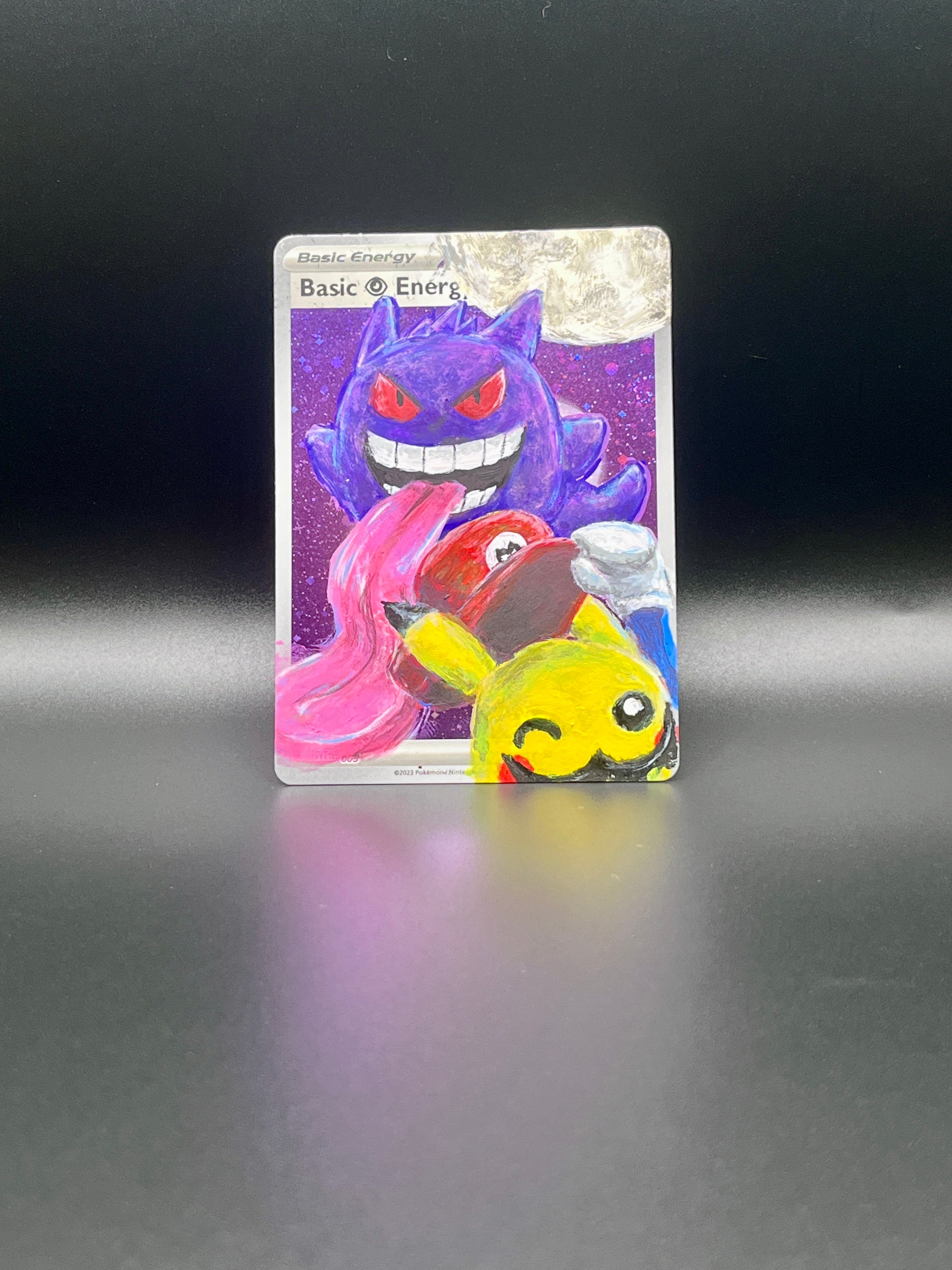 Pikaboo - Gengar & Pikachu Holo Energy Illustration