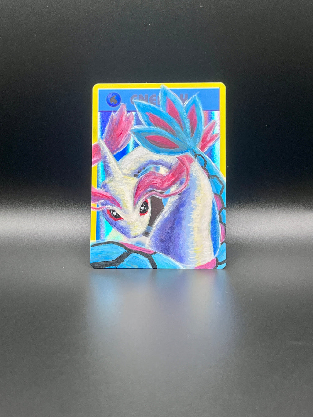 Milotic Custom Painted Card