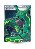 Rayquaza Illustration on Holo Energy