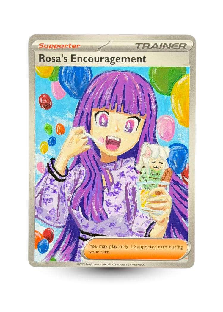 Fern at the Fair - Rosa's Encouragement Custom Full Art