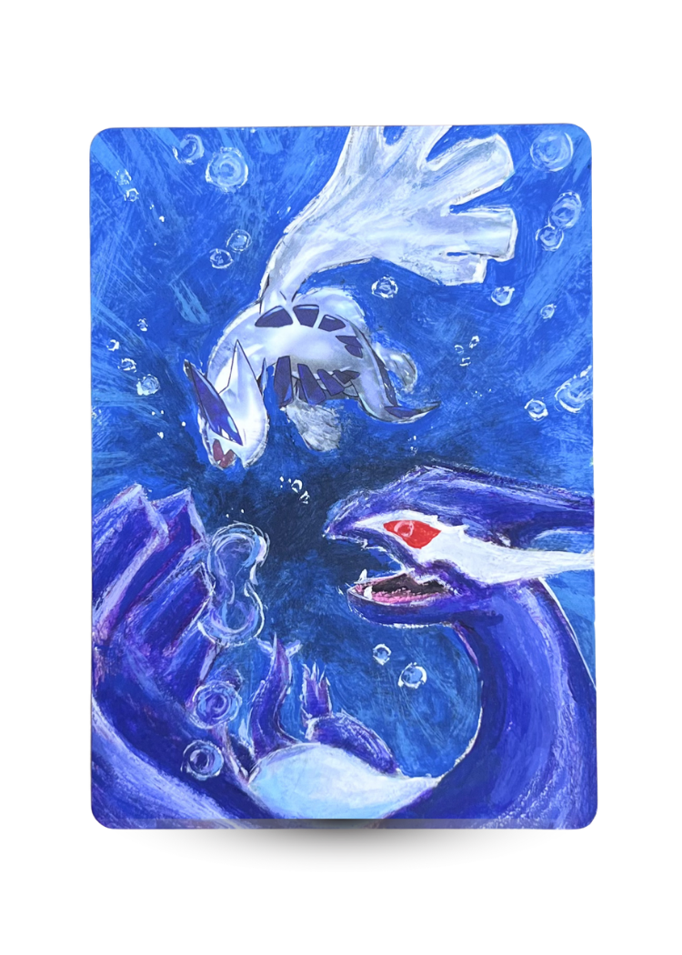 Lugia - Underwater Showdown - Painted Card