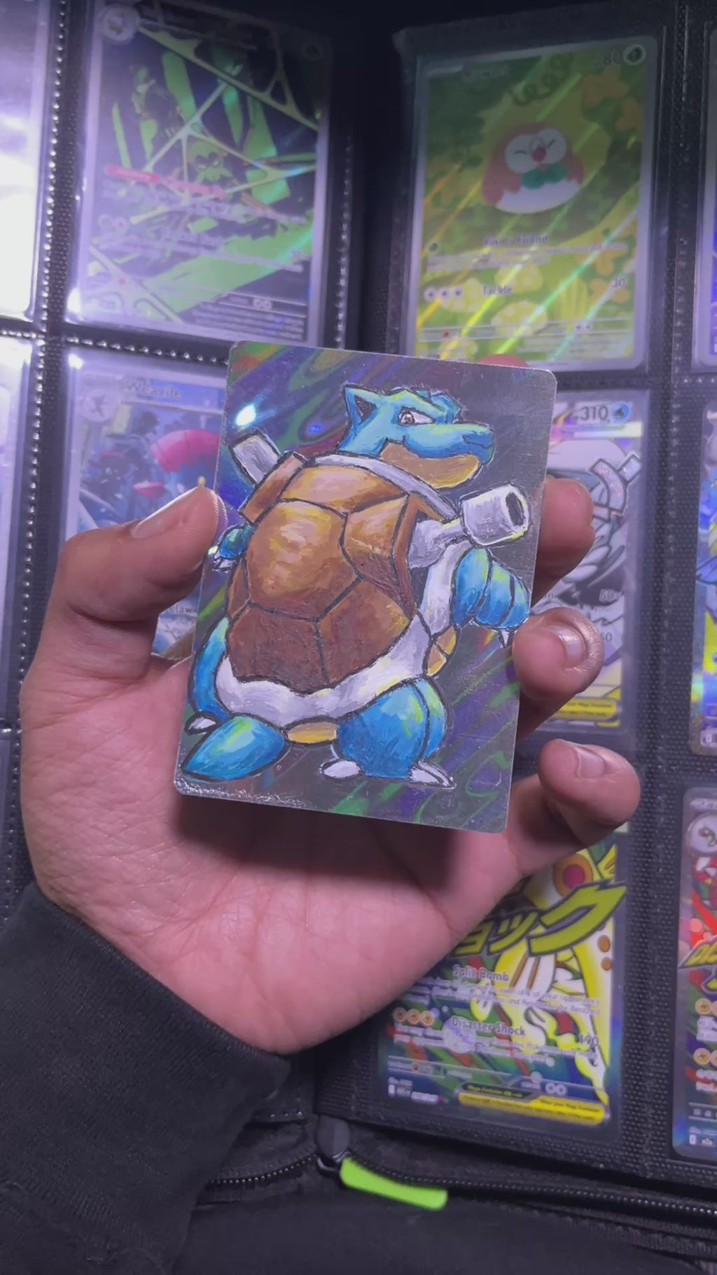 Blastoise Wavy Holo
