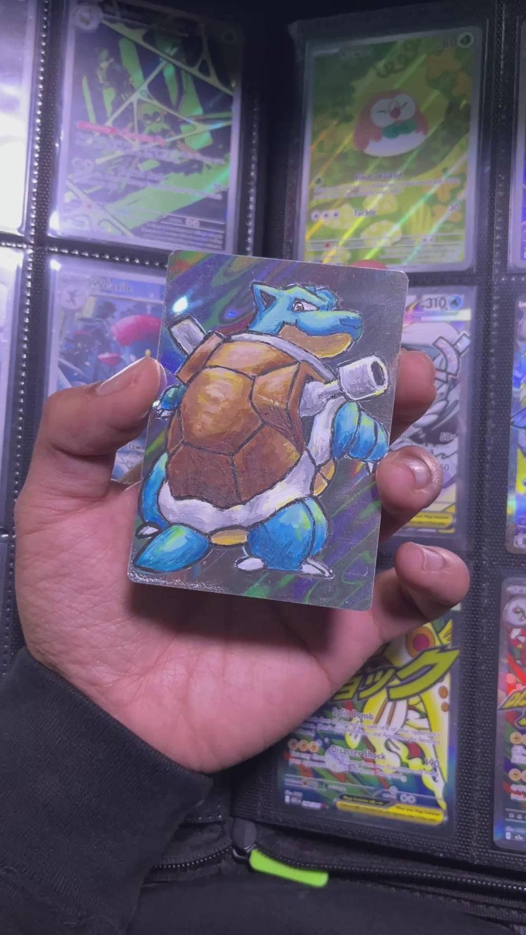 Blastoise Wavy Holo