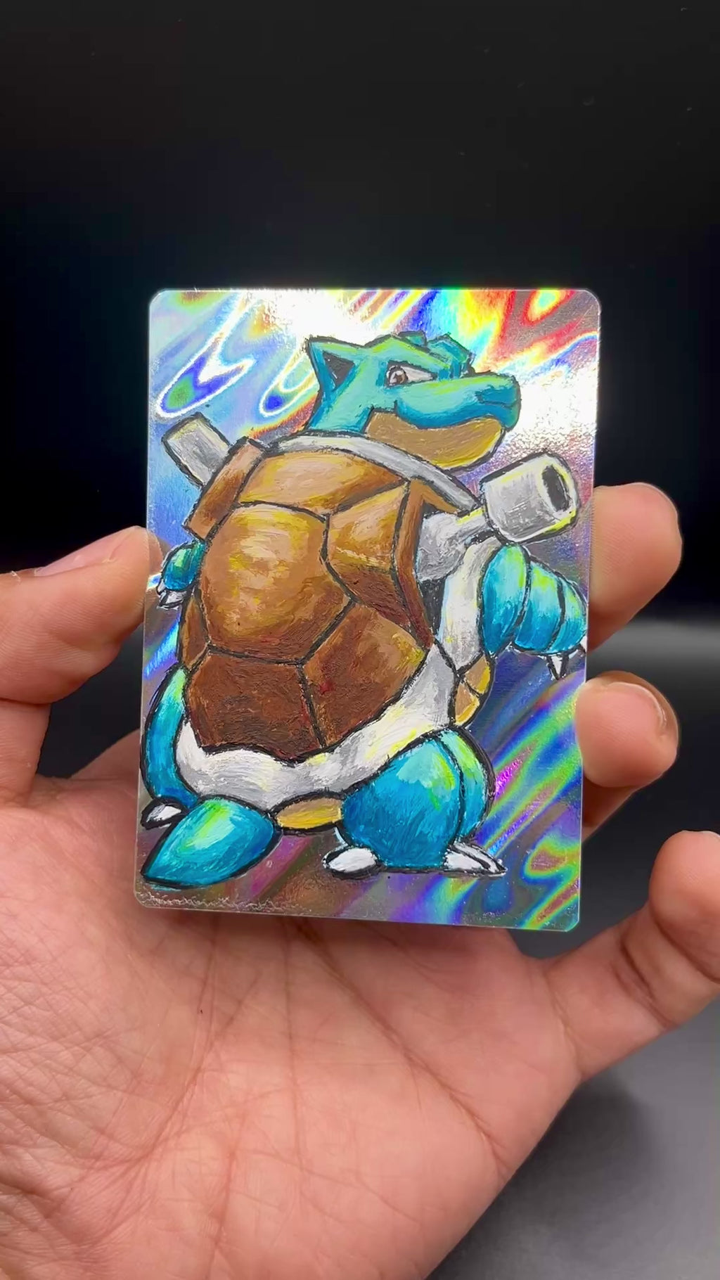 Blastoise Wavy Holo