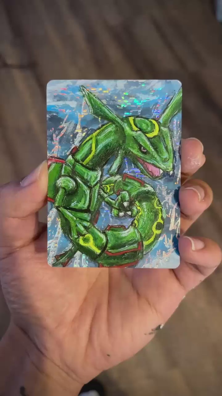 Rayquaza Lord of the Storm - Custom Holographic Card
