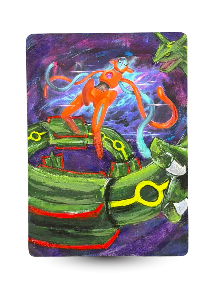 Rayquaza and Deoxys Space Showdown